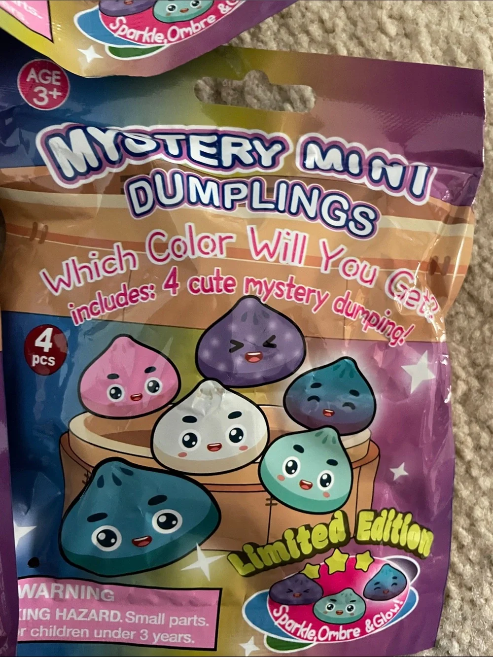 Dumplings Kids Toy Pack - Purple Edition